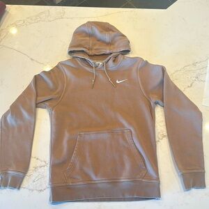 Nike Men’s Sportswear Club Fleece Pullover Hoodie Size Small Light Brown